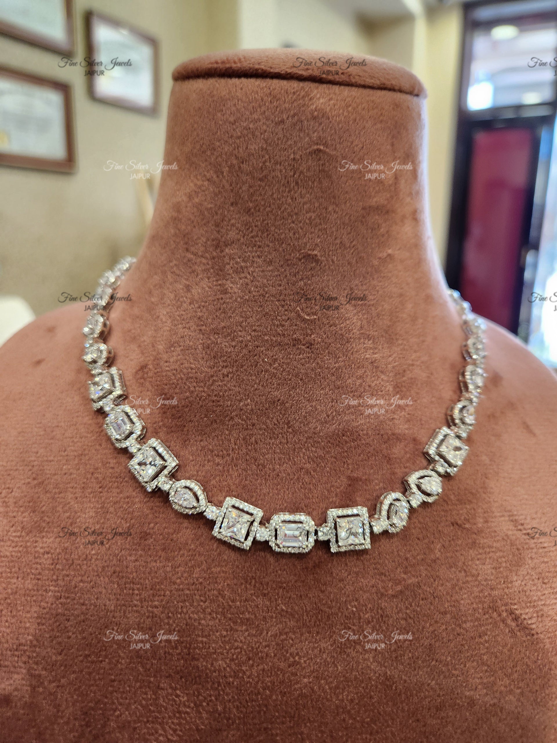 MULTI SHAPE NECKLACE finesilverjewels