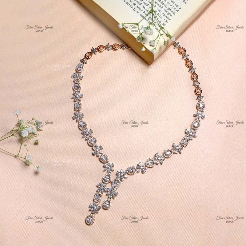 STRAIGHT FROM HEART NECKLACE finesilverjewels