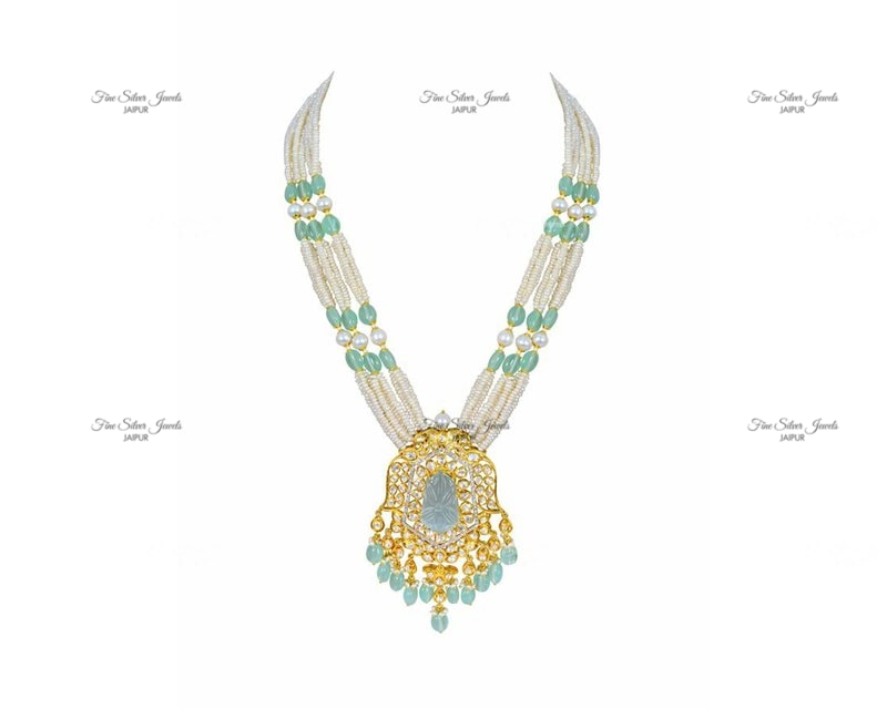 92.5 silver MAHARANI LOOK NECKLACE finesilverjewels