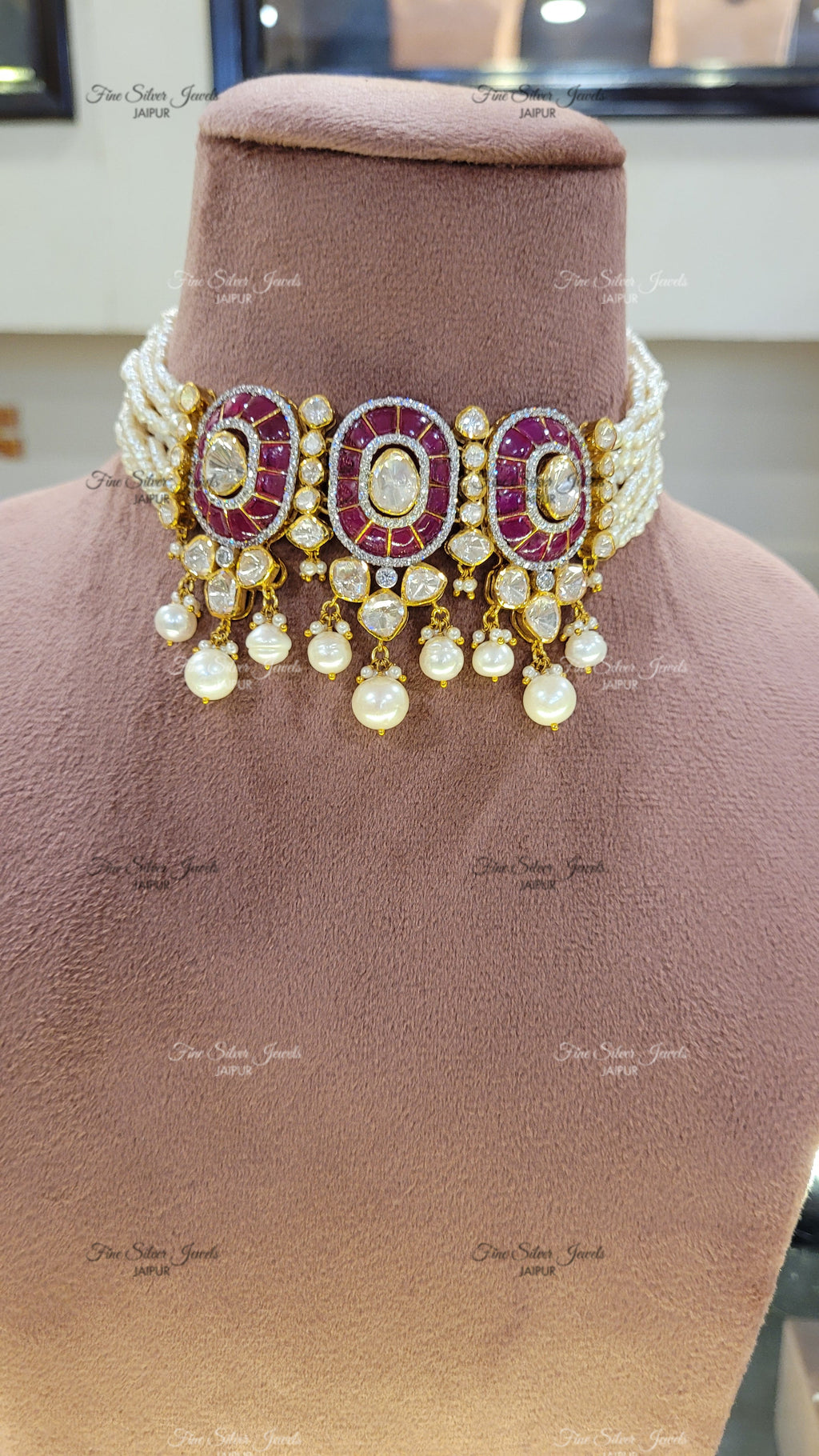 RATI CHOKER NECKLACE finesilverjewels