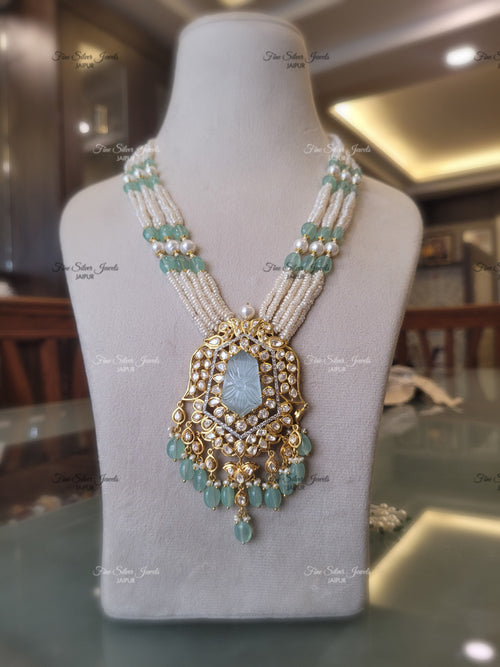 92.5 silver MAHARANI LOOK NECKLACE finesilverjewels