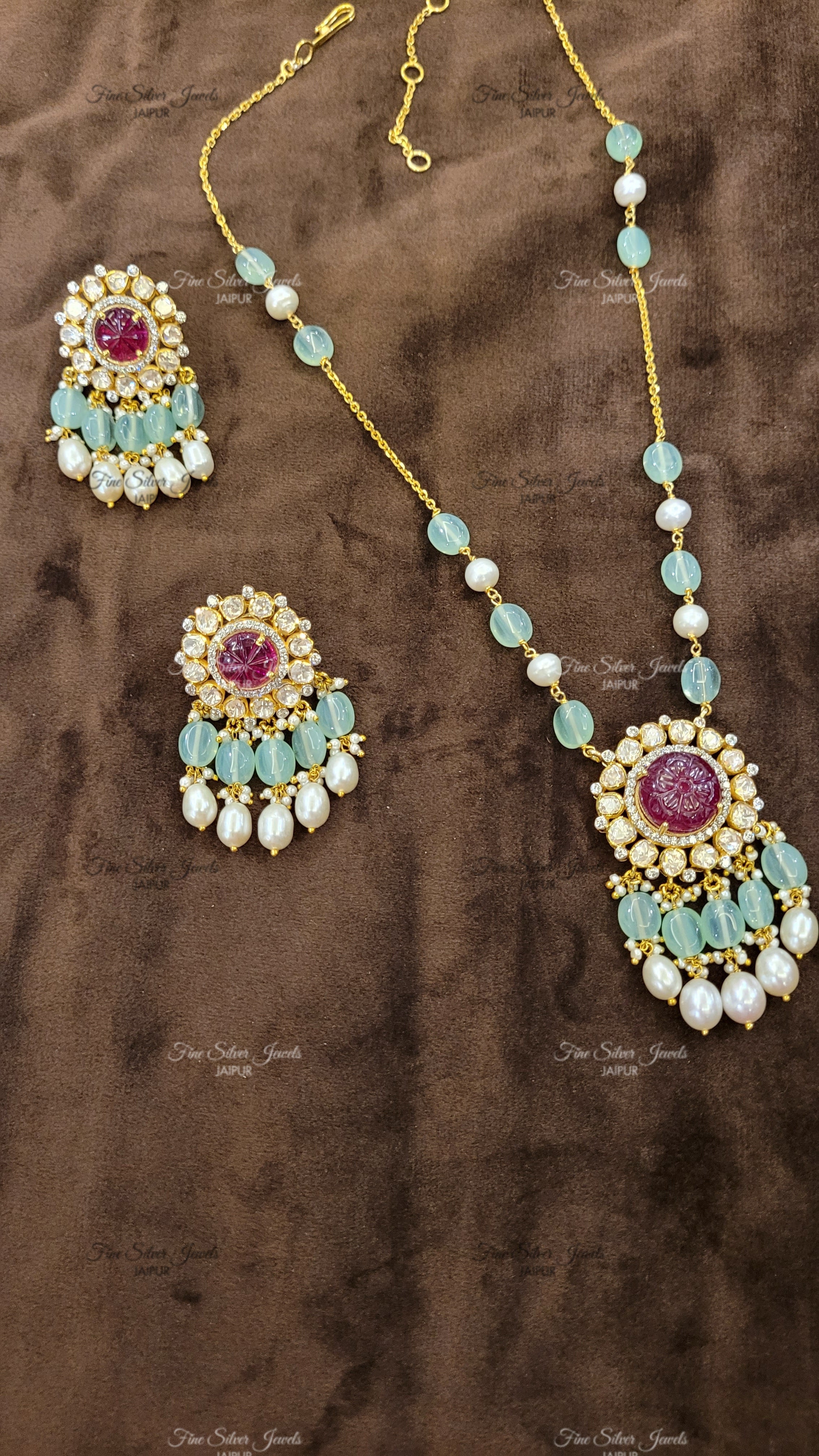 FLORAL PEARL EARRINGS finesilverjewels