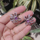 925 silver Floral  Earrings