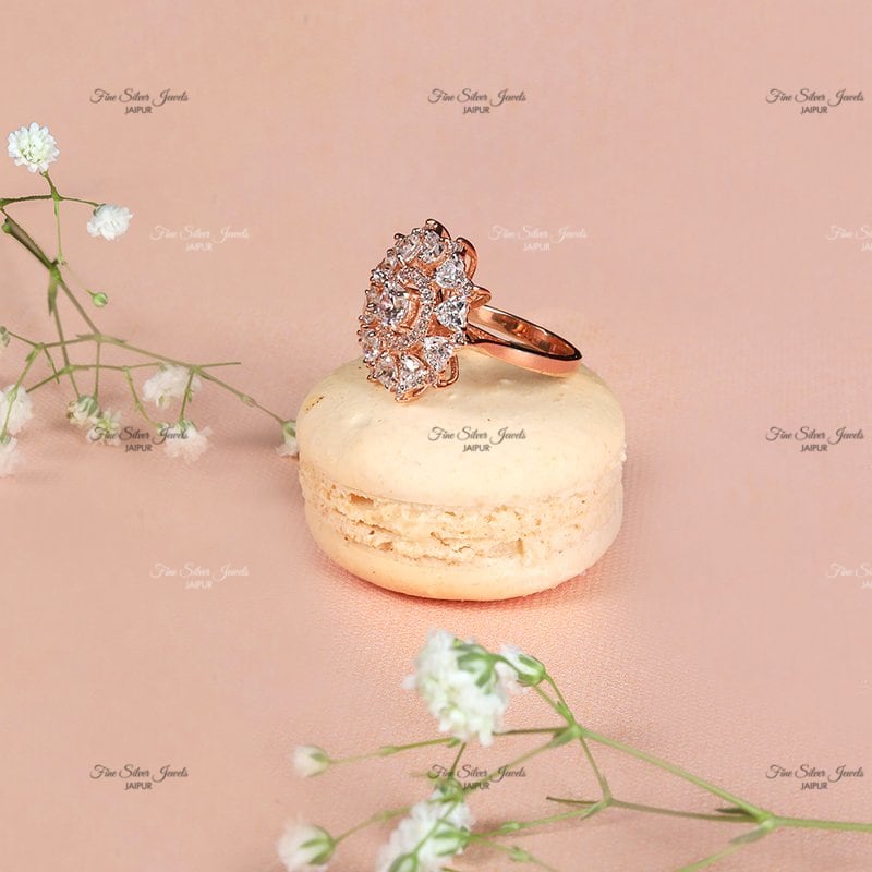 PEAR PARTY RING finesilverjewels