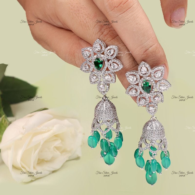 GREEN PARADISE NECKLCE finesilverjewels