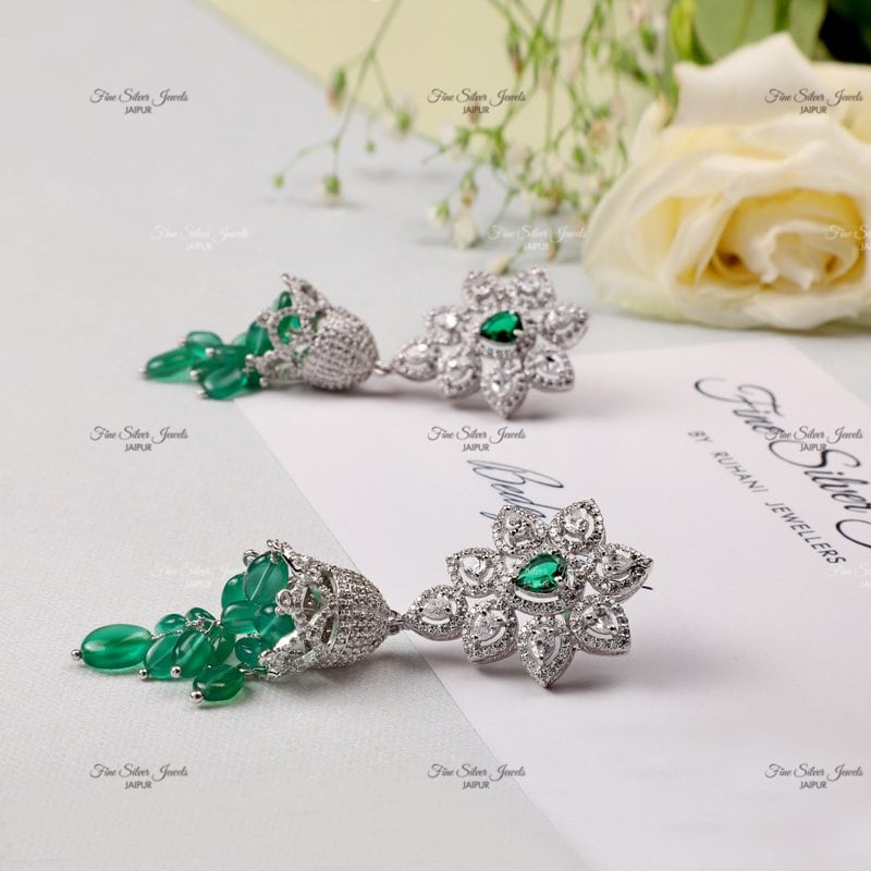 GREEN PARADISE NECKLCE finesilverjewels