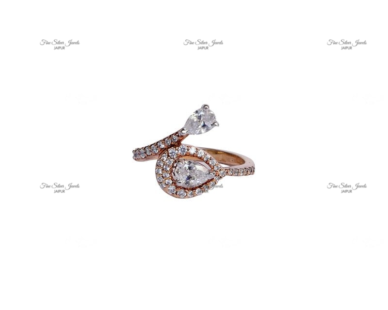 PEAR LOVE RING finesilverjewels