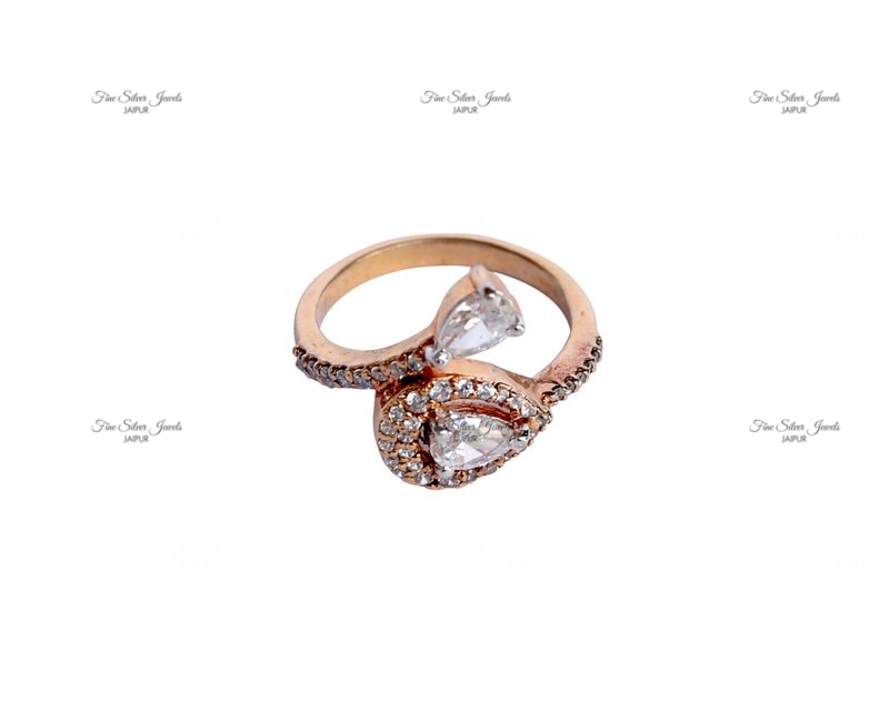 PEAR LOVE RING finesilverjewels