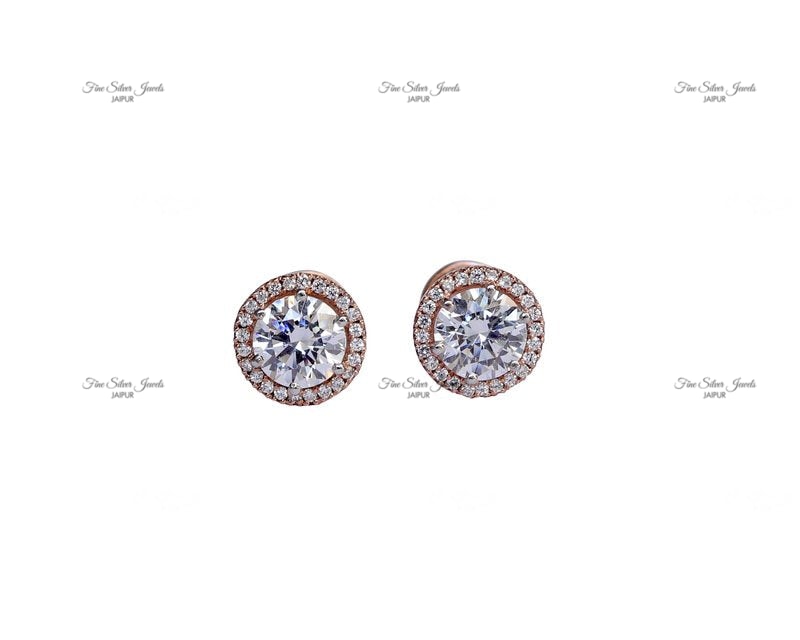 SOLITAIRE EARRING finesilverjewels