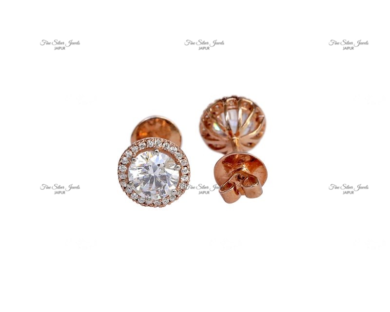 SOLITAIRE EARRING finesilverjewels