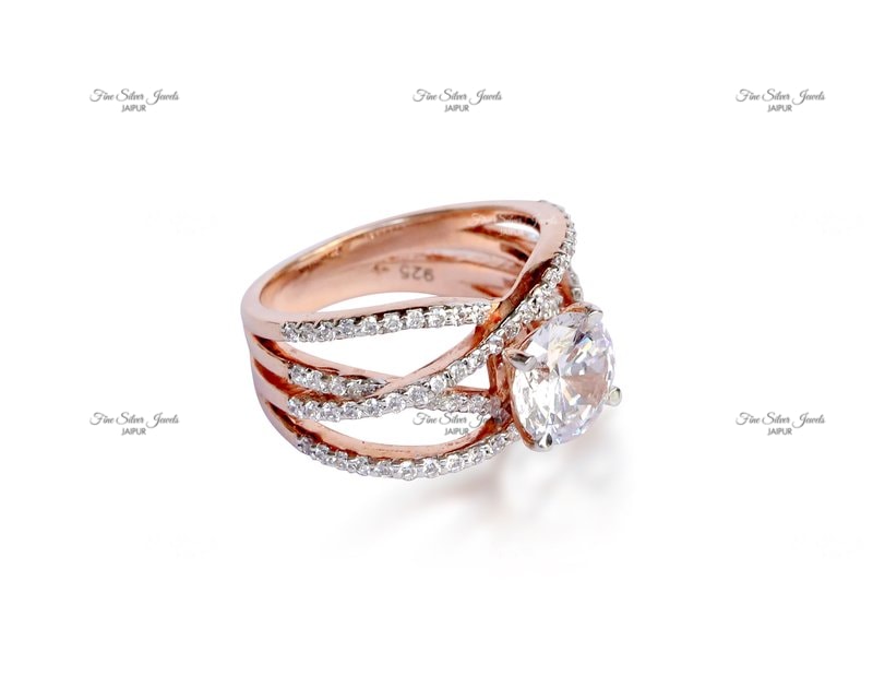 SOLITAIRE RING finesilverjewels
