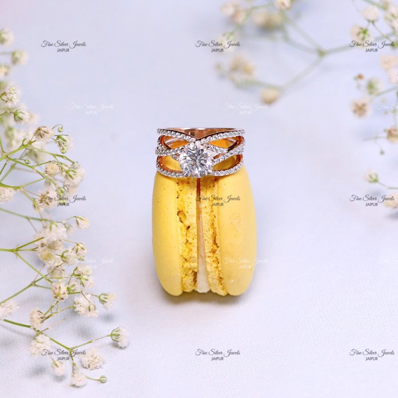 SOLITAIRE RING finesilverjewels