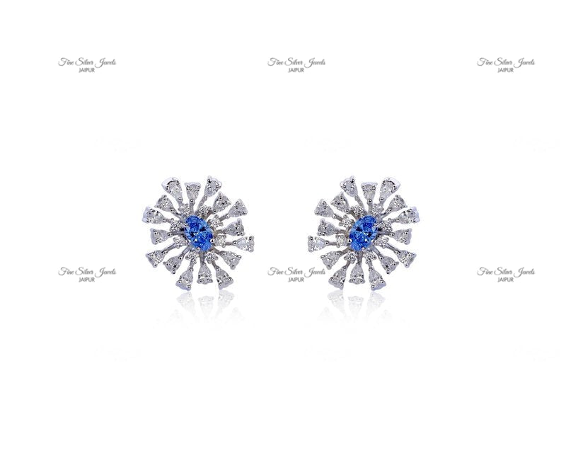VISION IN BLUE EARRINGS finesilverjewels