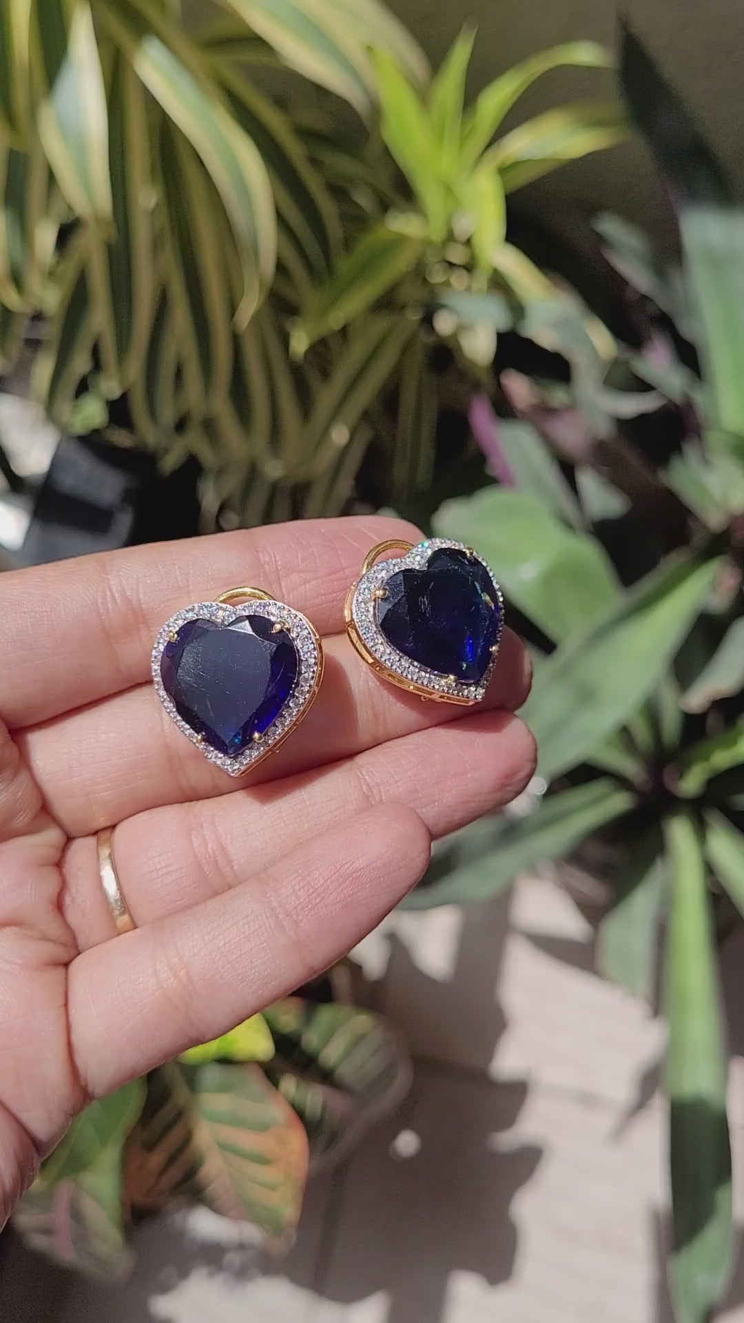 925 silver DOUBLET LOVE EARRINGS