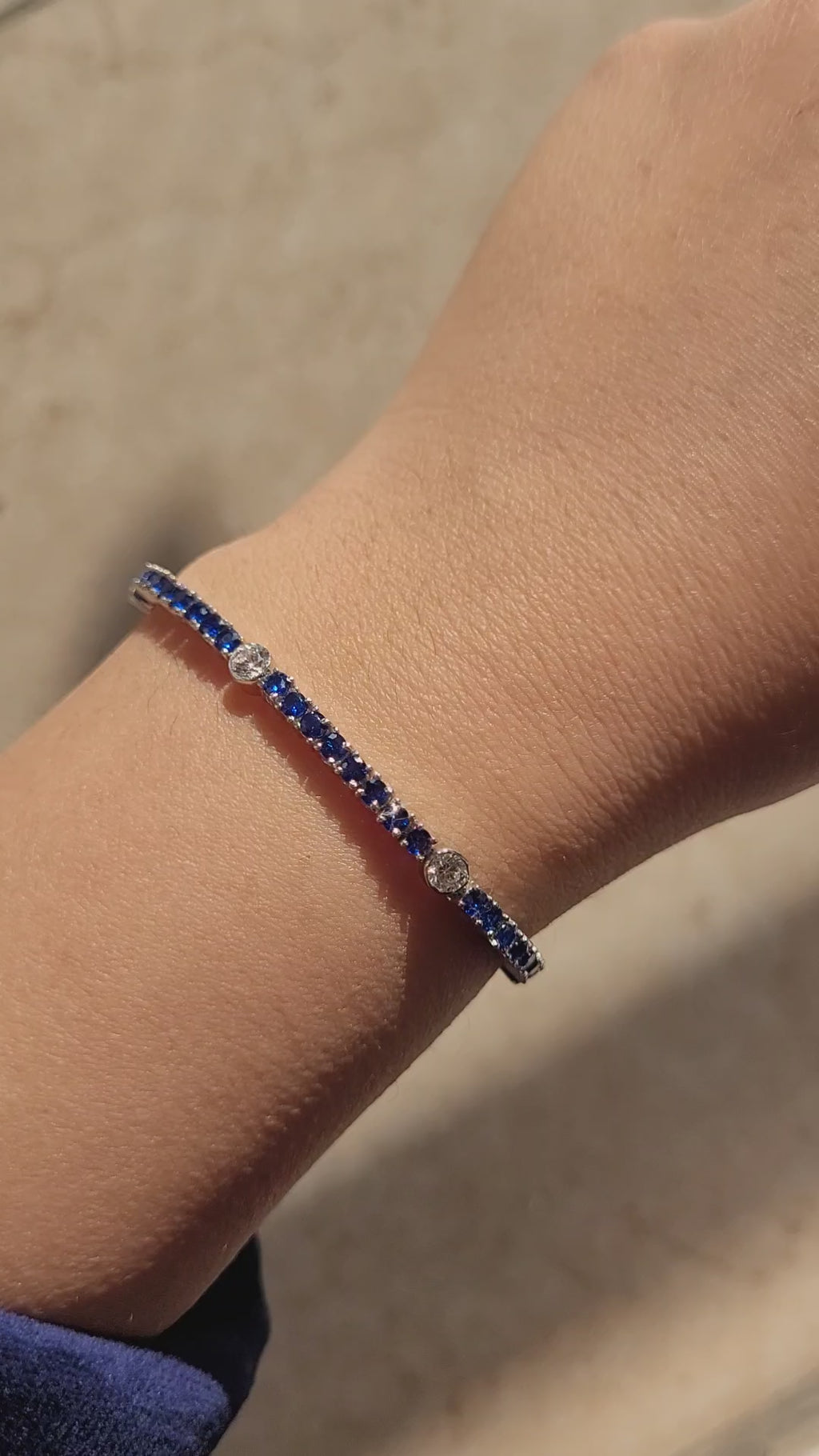 Minimalist Forever Blue Bracelet