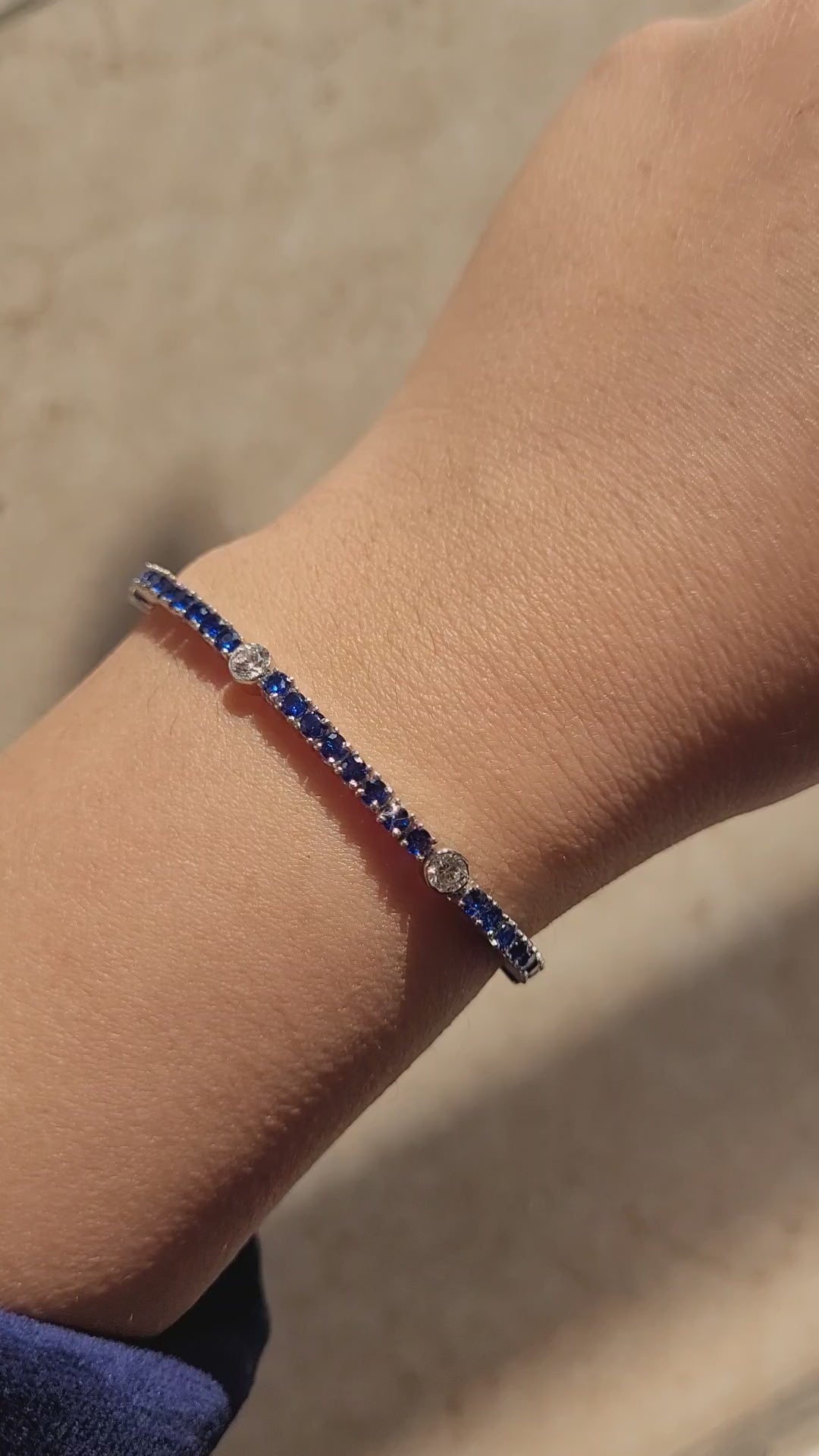 Minimalist Forever Blue Bracelet