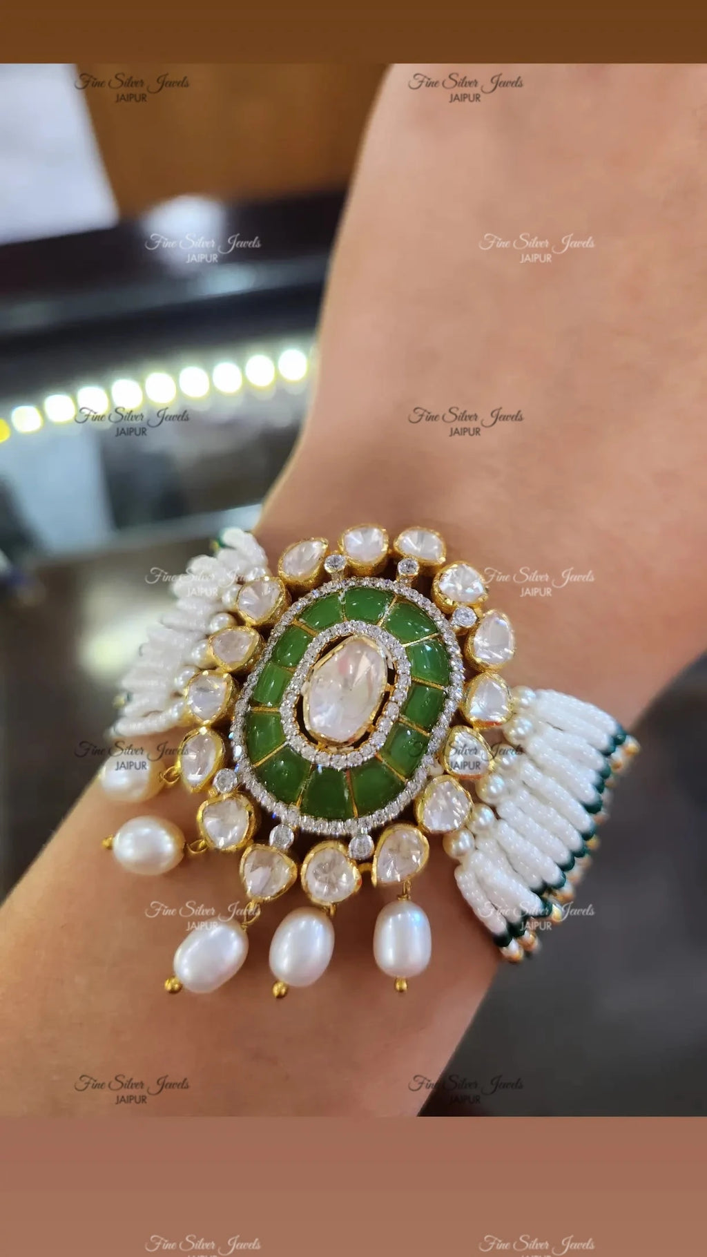 APSARA POLKI BRACELET finesilverjewels