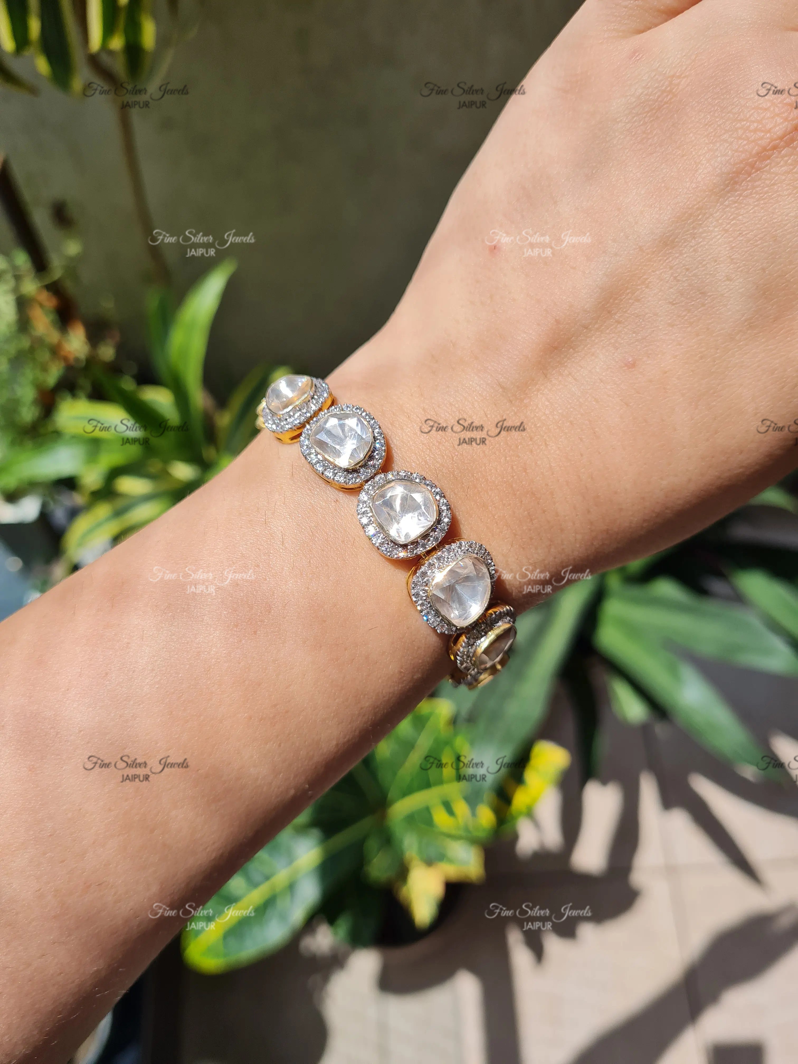 POLKI BRACELET finesilverjewels