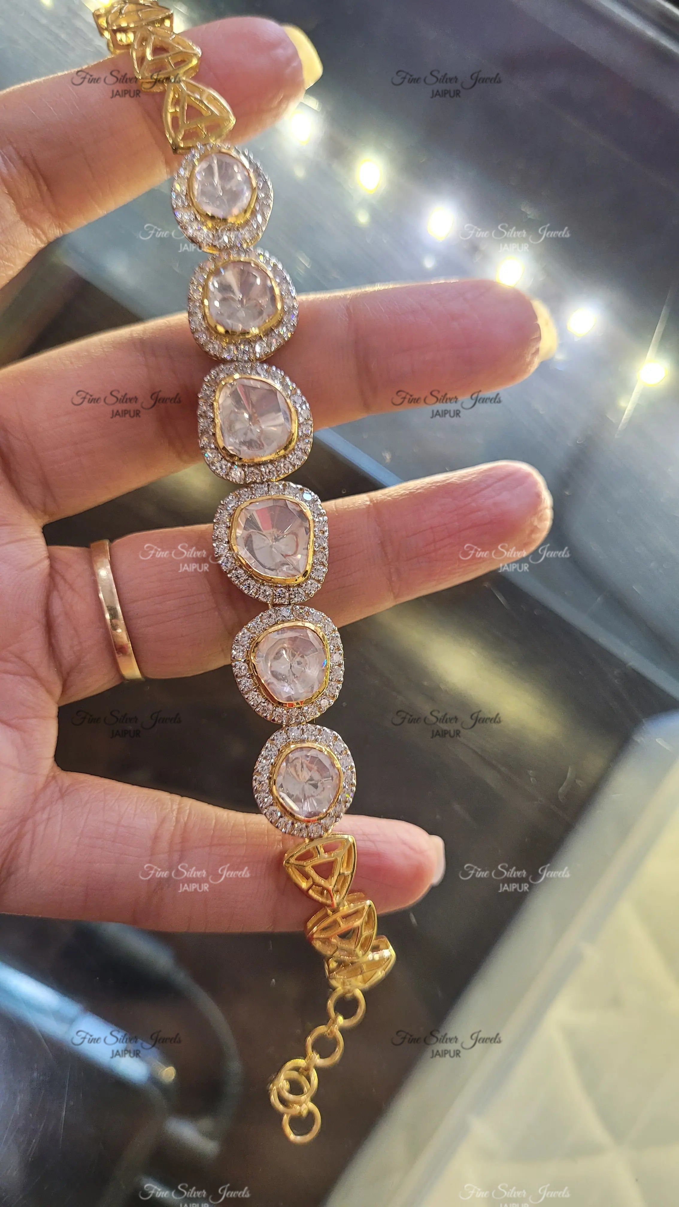 POLKI BRACELET finesilverjewels