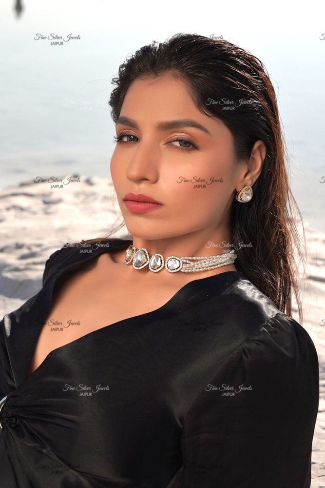 POLKI NECKLACE SET finesilverjewels