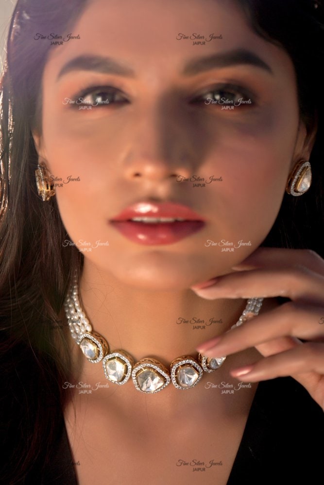 POLKI NECKLACE SET finesilverjewels