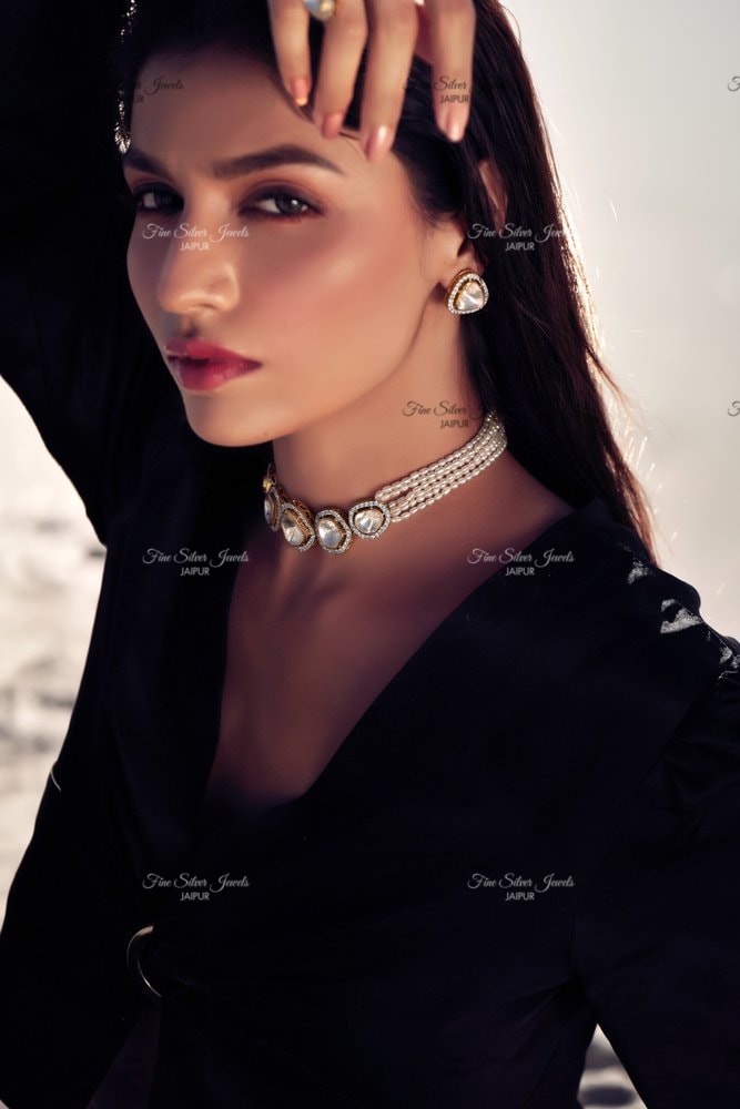 POLKI NECKLACE SET finesilverjewels