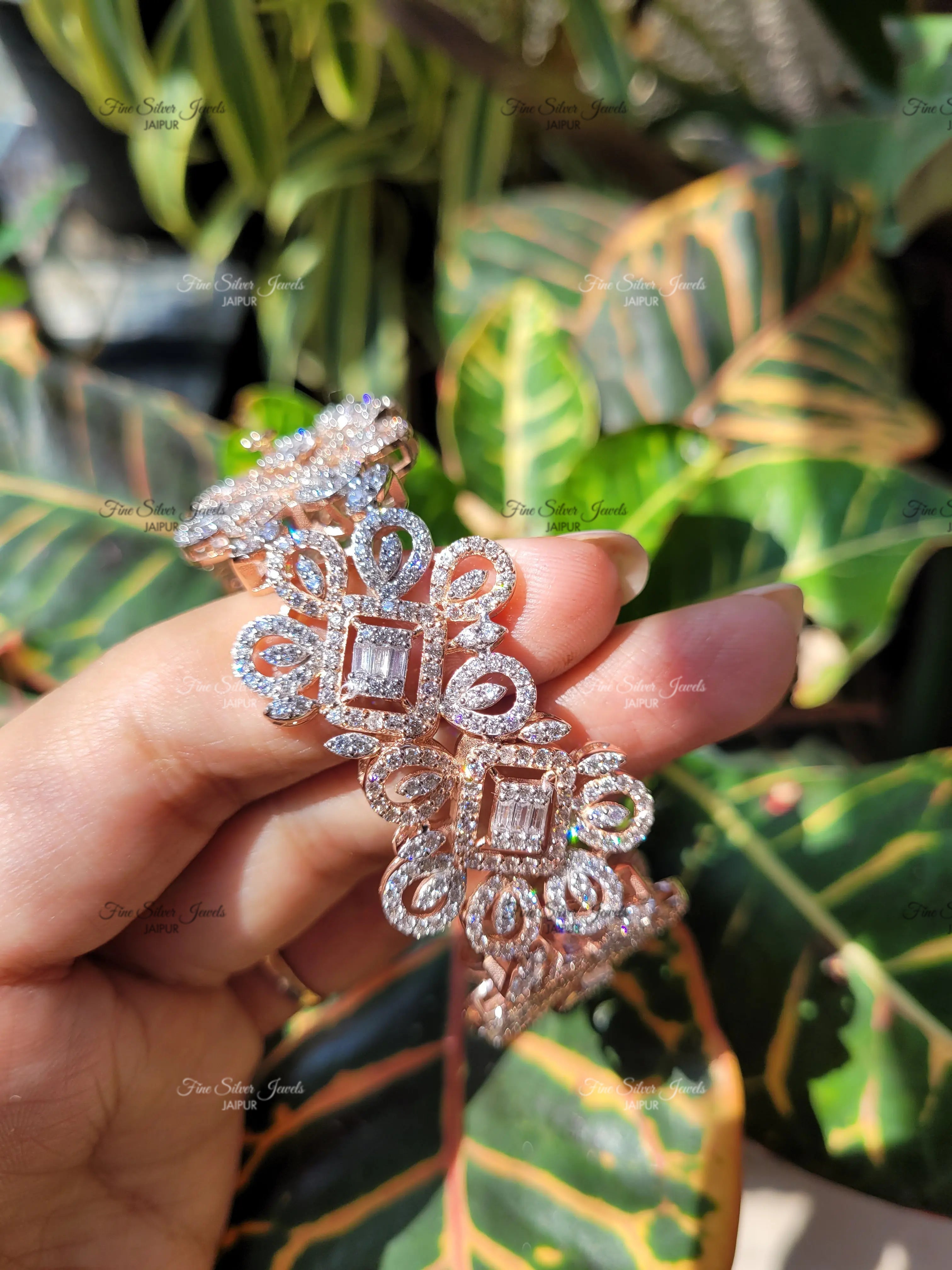 ROSE GOLD SWAROVSKI BRACELET finesilverjewels