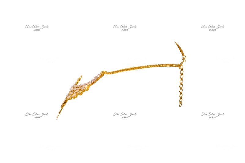 GOLD FINISH SWAROVSKI NECKLACE finesilverjewels