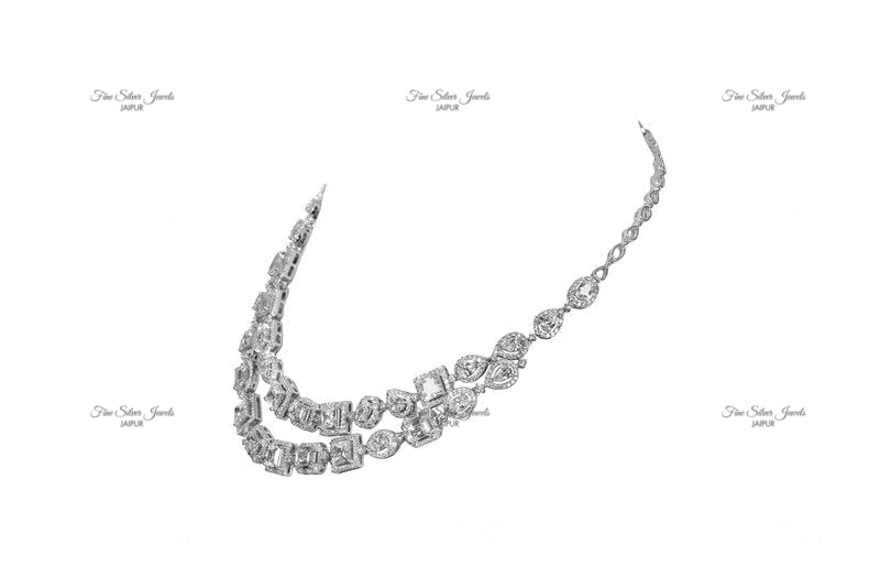 LAYERED CLASSY NECKLACE SET finesilverjewels