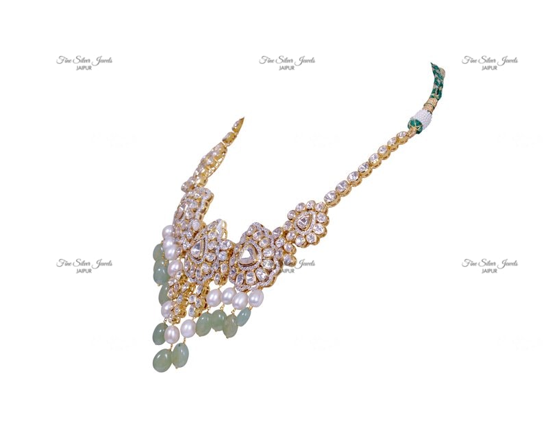 PRISTINE POLKI NECKLACE SET finesilverjewels