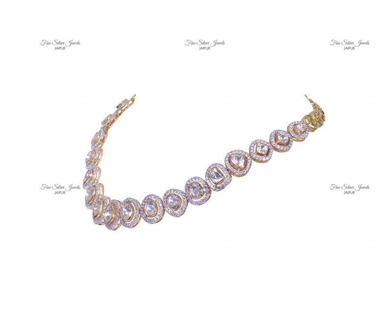 PRINCESS POLKI NECKLACE finesilverjewels