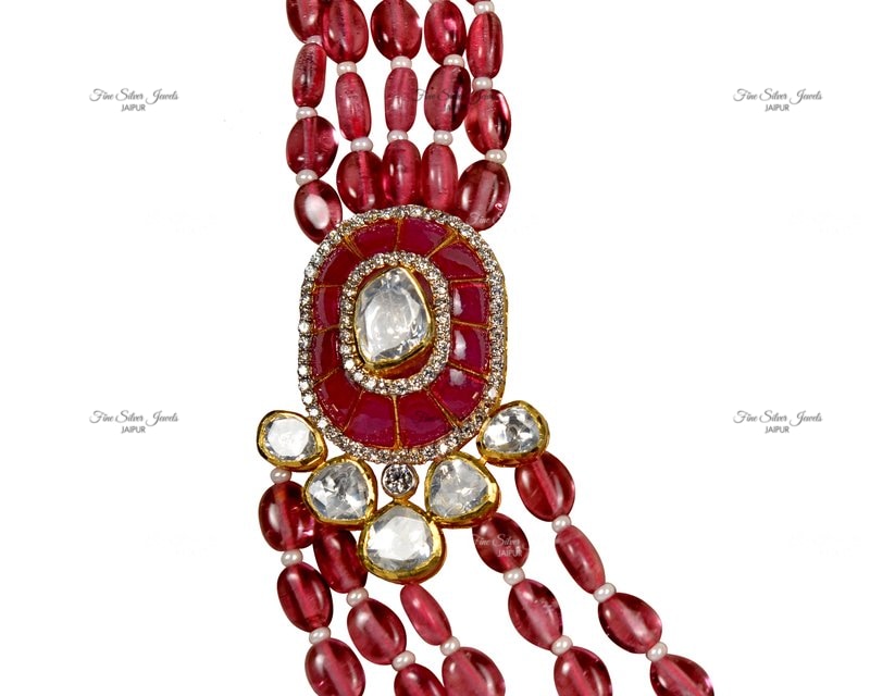 RUBY BLISSFUL NECKLACE SET finesilverjewels