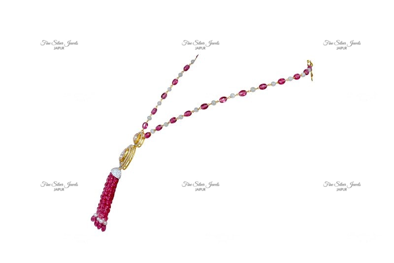 RUBY LOVE NECKCHAIN finesilverjewels