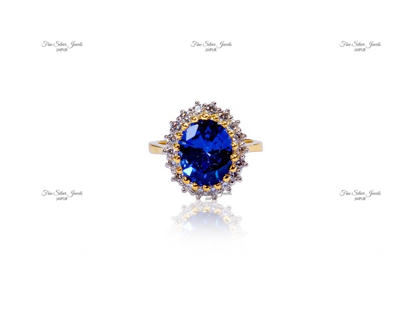 ROYAL TANZANITE BLUE RING finesilverjewels