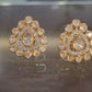 925 silver Kankash Polki Stud Earrings